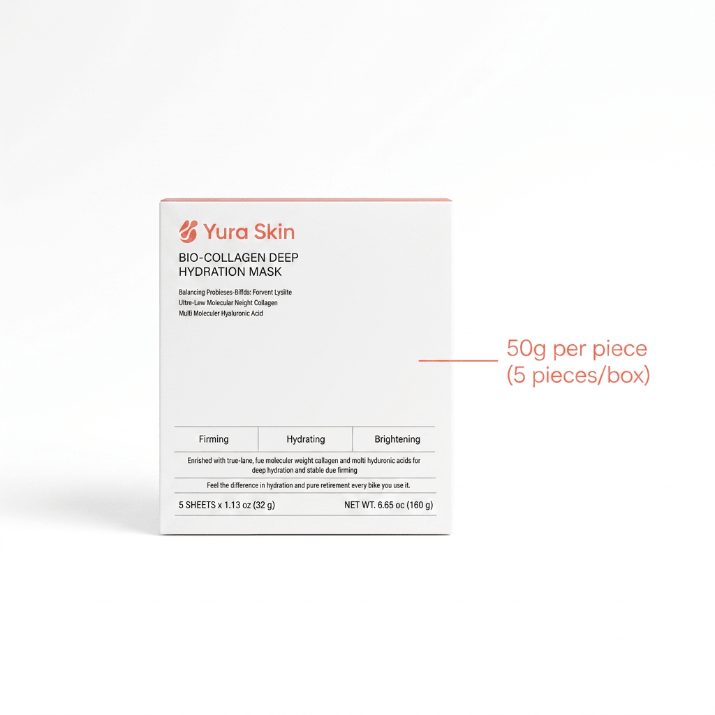 Collagen Deep Hydration Sheet Mask - 50g - Yura Skin