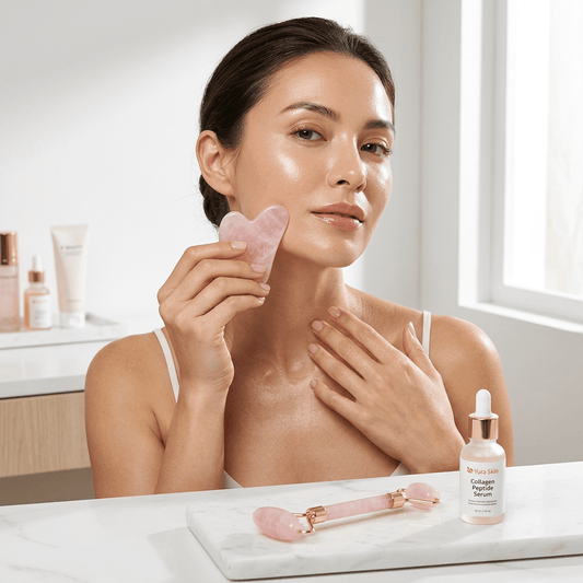 Jade Roller & Gua Sha Tool - 110g - Yura Skin