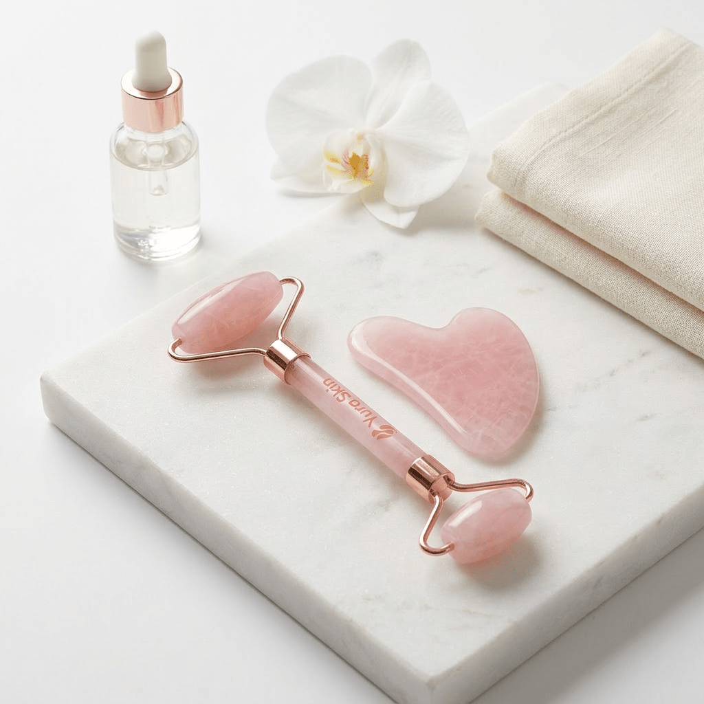 Jade Roller & Gua Sha Tool - 110g - Yura Skin