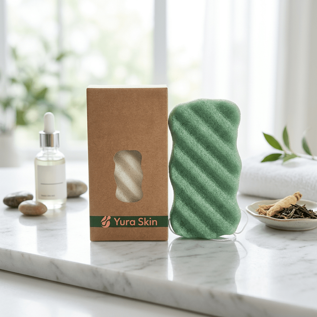 Konjac Facial Sponge - 120mm - Yura Skin